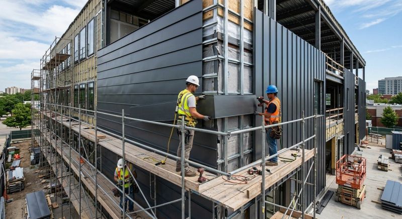 Steel Cladding Installation in Norwalk, CT